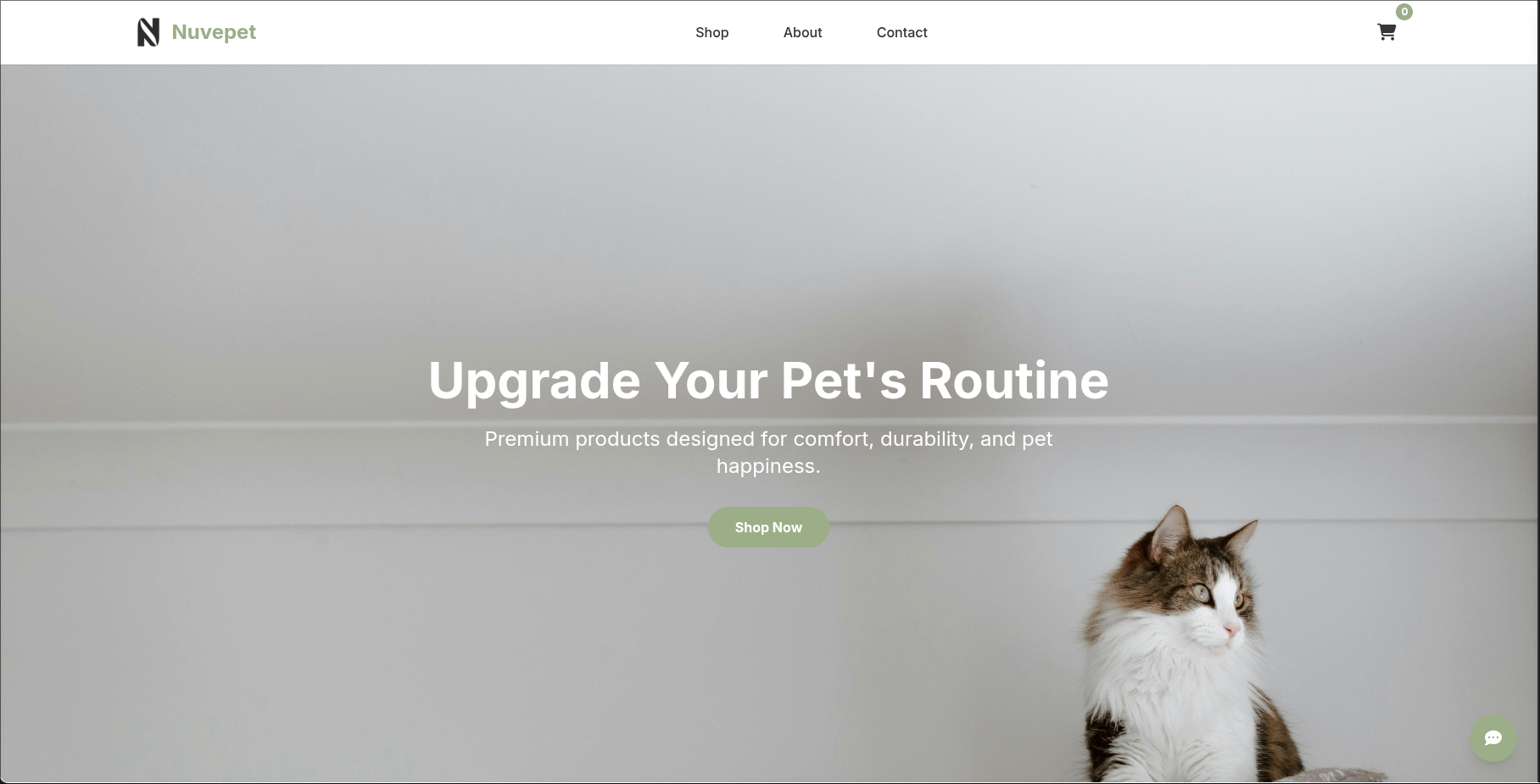 Portfolio project 3 - nuvepet